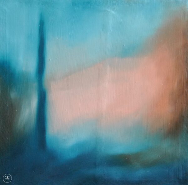 Merengés - 2014. - 30x30 cm - Kézzel festett absztrakt modern vászon olajfestmény