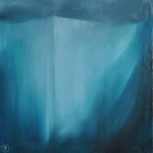 Harmónia - 2014. - 30x30 cm - Kézzel festett absztrakt modern vászon olajfestmény