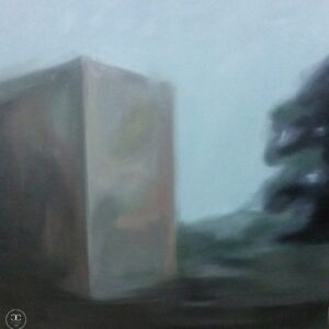 Block – 2012. - 150x150 cm - Kézzel festett absztrakt modern vászon olajfestmény