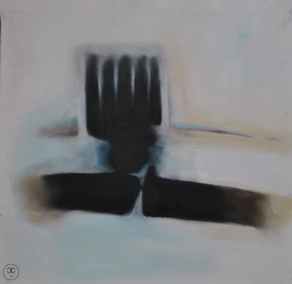 Mélység - 2016. - 30x30 cm - Kézzel festett absztrakt modern vászon olajfestmény