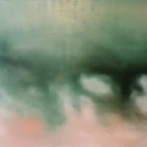 Puhaság - 2018. - 70x105 cm - Kézzel festett absztrakt modern vászon olajfestmény