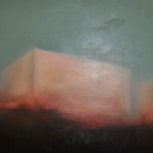 Két kis falu – 2014. - 120x180 cm - Kézzel festett absztrakt modern vászon olajfestmény