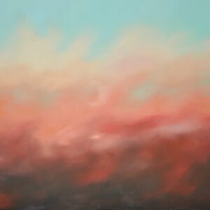 Várandóság - 2017. - 80x120 cm - Kézzel festett absztrakt modern vászon olajfestmény