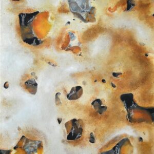Romlás I. – 2012. - 80x120 cm - Kézzel festett absztrakt modern vászon olajfestmény