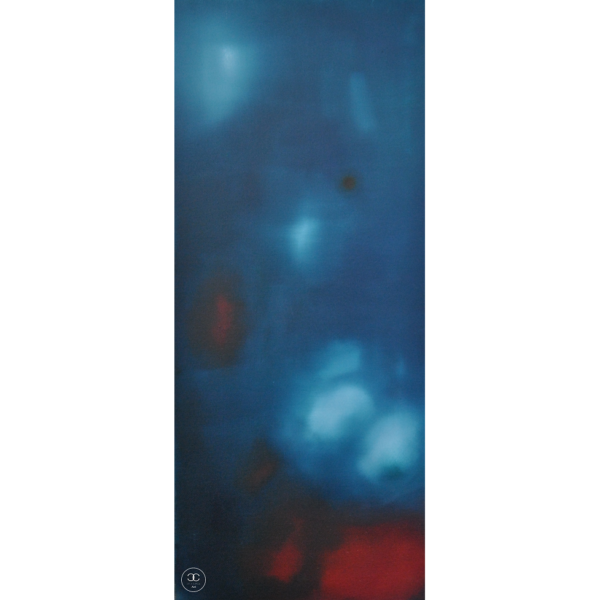 Ünnep I. - 2021. - 28x56 cm -  Kézzel festett absztrakt modern vászon olajfestmény